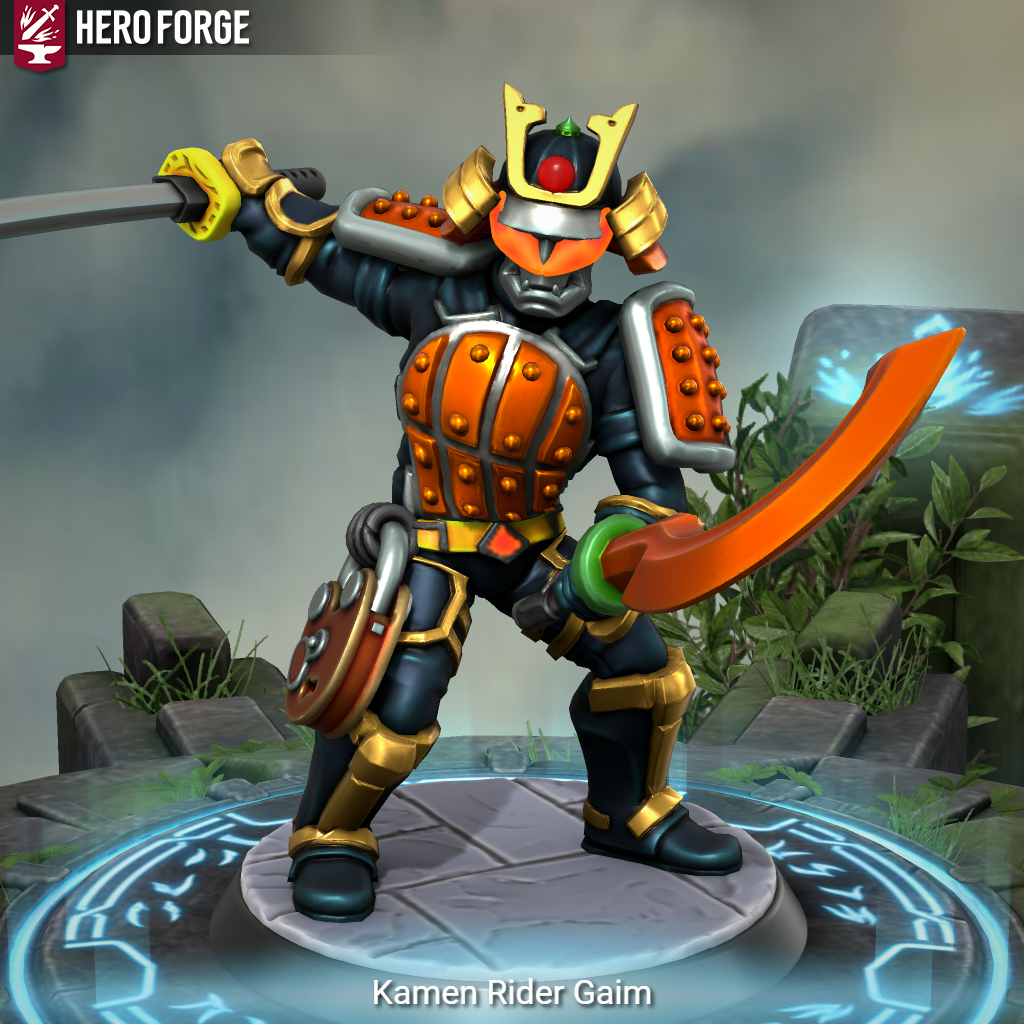 Heroforge Rider Kamen Rider Gaim in Hero Forge by RiderB0y on DeviantArt