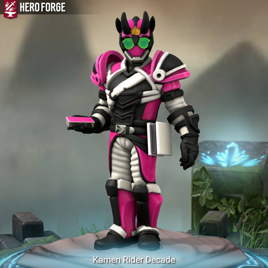 Heroforge Rider Kamen Rider Decade in Hero Forge by RiderB0y on DeviantArt