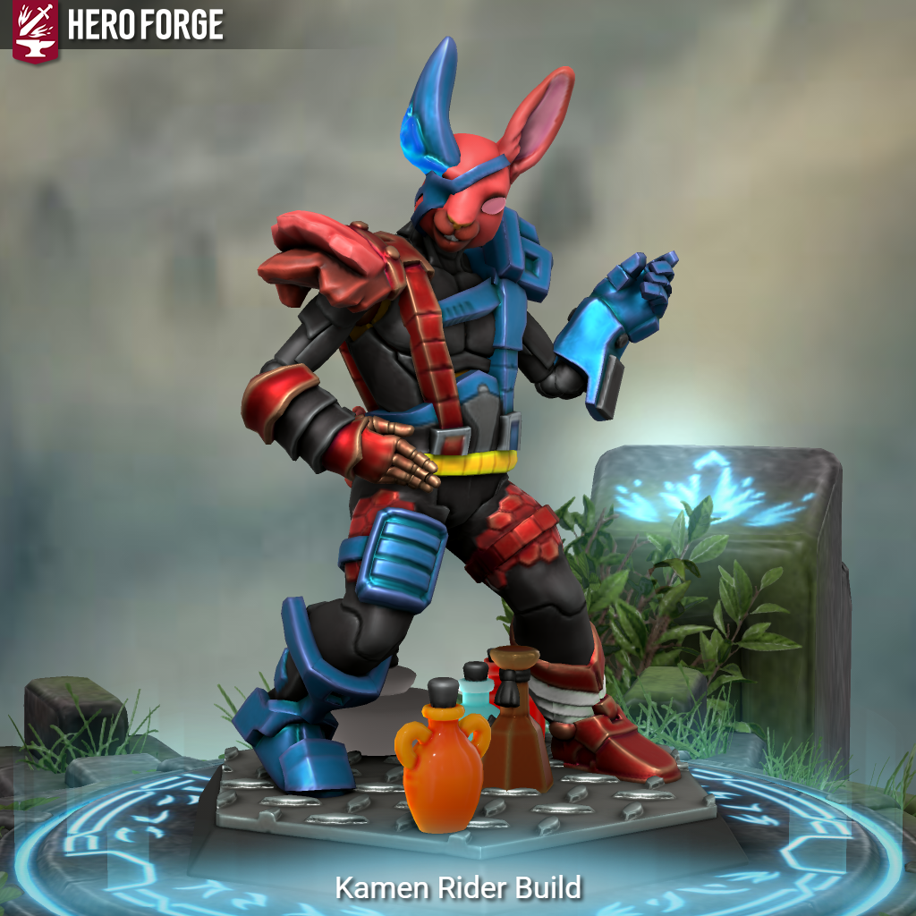 Heroforge Rider Kamen Rider Build in Hero Forge by RiderB0y on DeviantArt