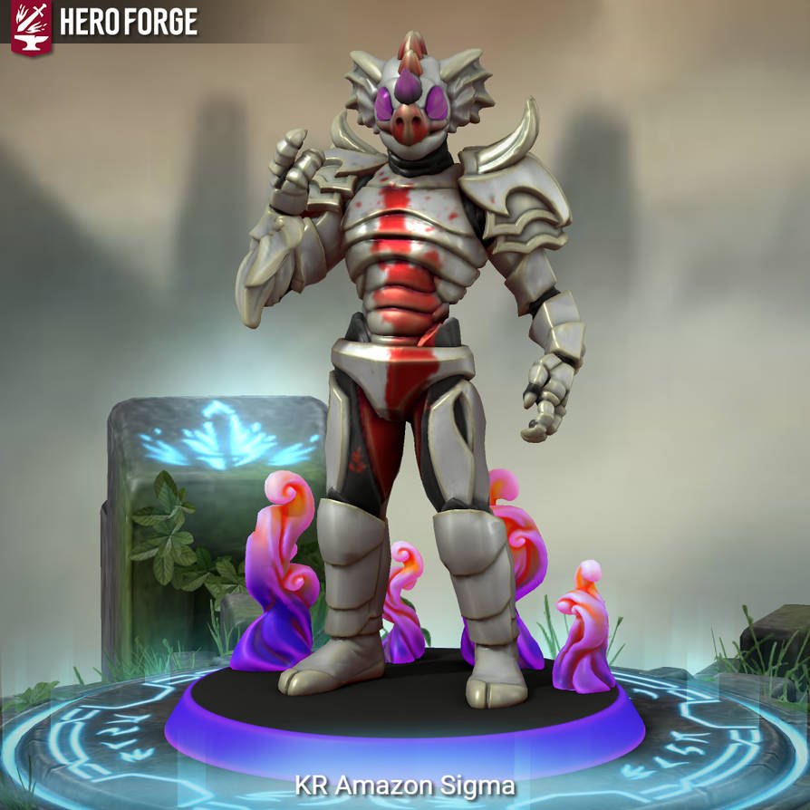 Heroforge Rider Kamen Rider Amazon Sigma in Hero Forge by RiderB0y on DeviantArt