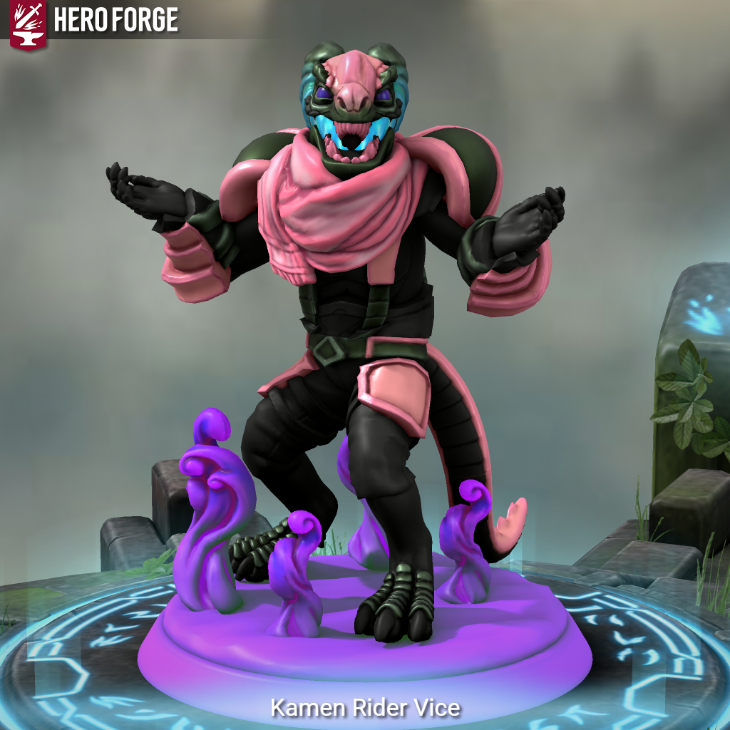 Heroforge Rider Kamen Rider Vice in Hero Forge by RiderB0y on DeviantArt