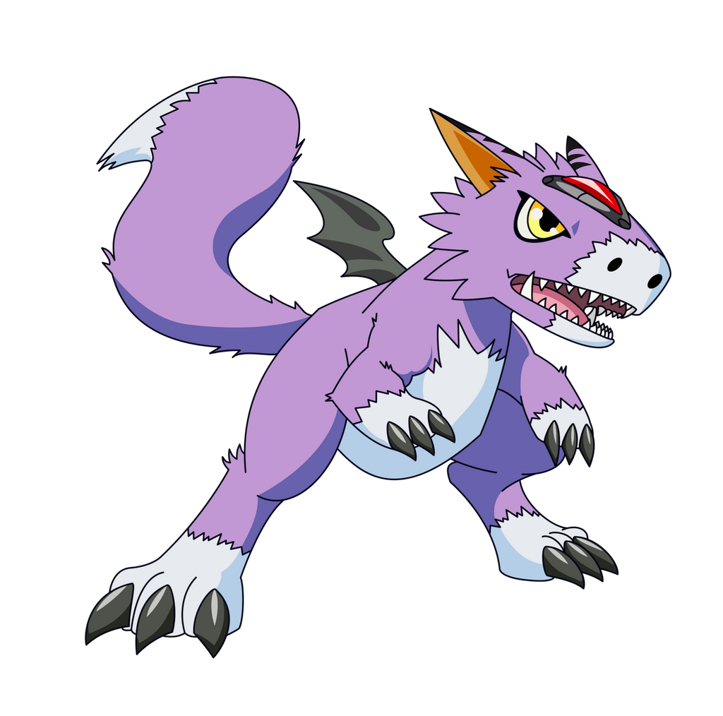 Dorumon Rearise Dorumon Anime Style done in Inkscape by RiderB0y on DeviantArt