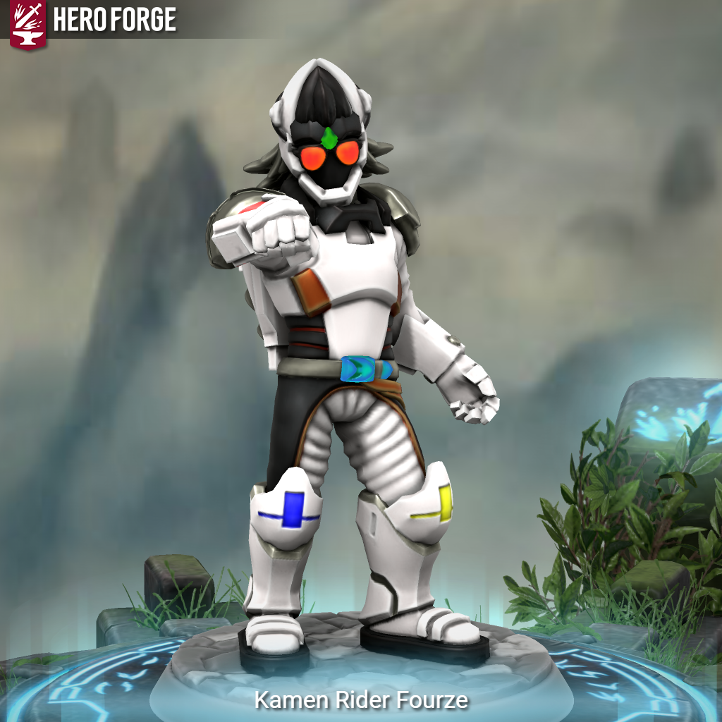 Heroforge Rider Kamen Rider Fourze in Hero Forge by RiderB0y on DeviantArt
