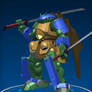 Leonardo Ninja Turtle in Gundam Breaker Mobile