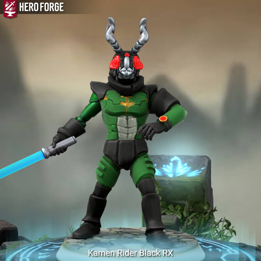 Heroforge Rider Kamen Rider Black RX V2 in Hero Forge by RiderB0y on DeviantArt