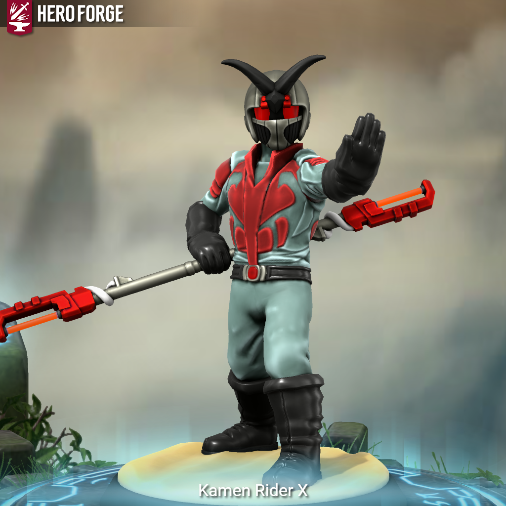 Heroforge Rider Kamen Rider X in Hero Forge by RiderB0y on DeviantArt