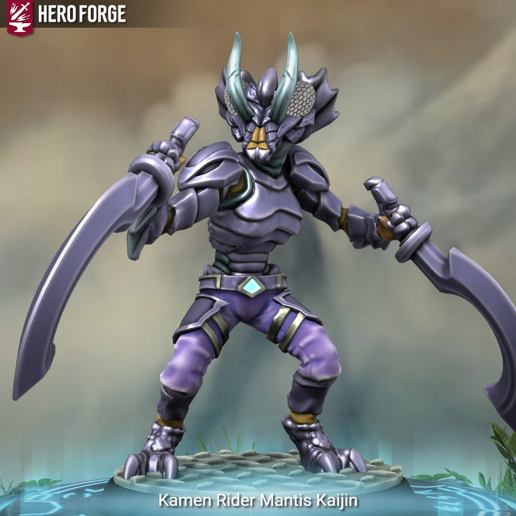 Heroforge Rider Kamen Rider Mantis Kaijin in Hero Forge by RiderB0y on DeviantArt