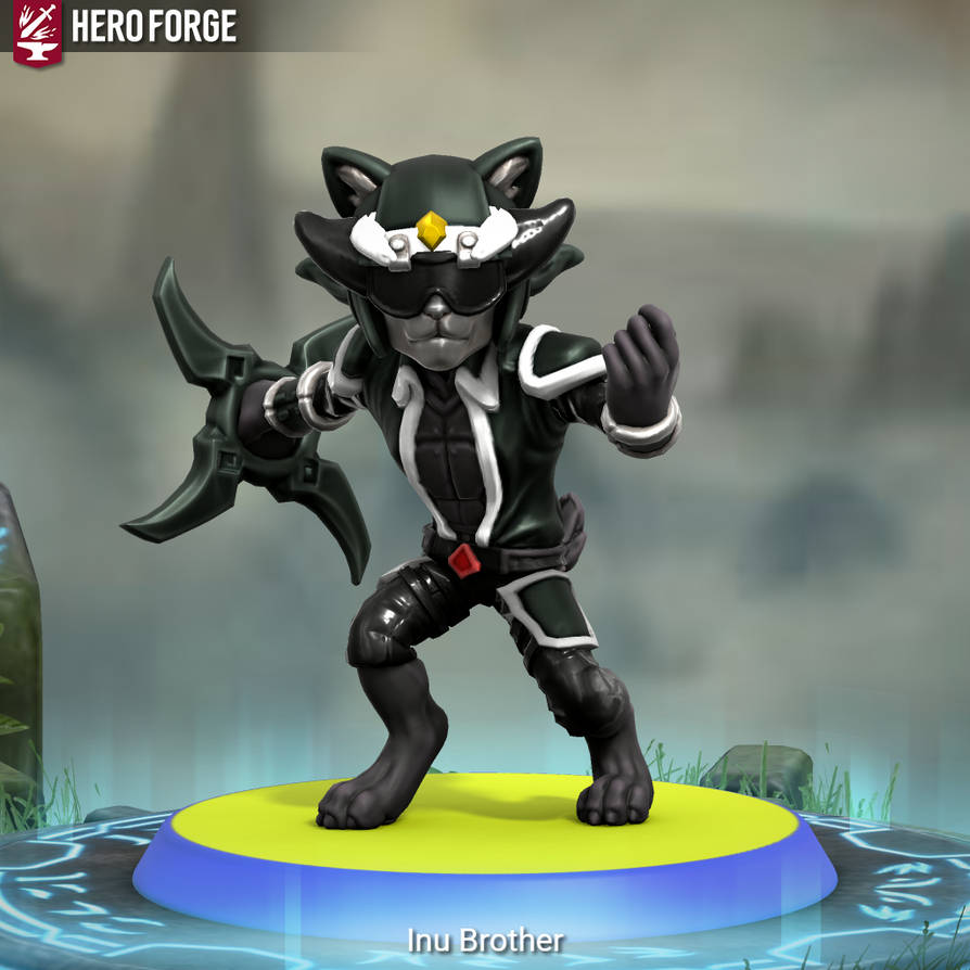 Heroforge Inosuke Inu Brother in Hero Forge by RiderB0y on DeviantArt