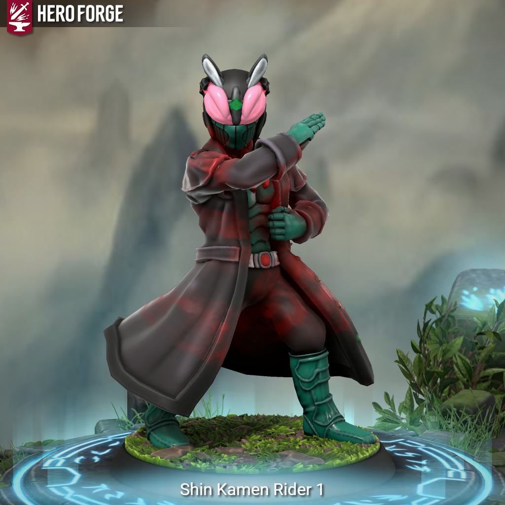 Heroforge Rider Shin Kamen Rider 1 in Hero Forge by RiderB0y on DeviantArt