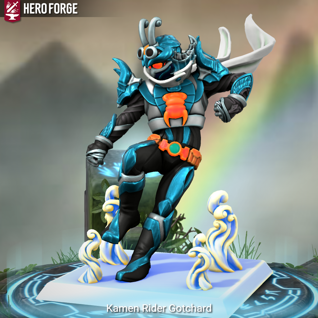 Heroforge Rider Kamen Rider Gotchard in Hero Forge by RiderB0y on DeviantArt