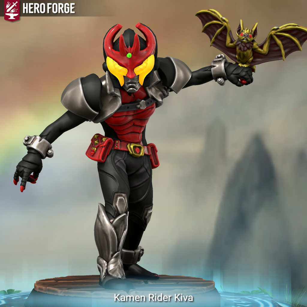 Heroforge Rider Kamen Rider Kiva 2024 in Hero Forge by RiderB0y on DeviantArt