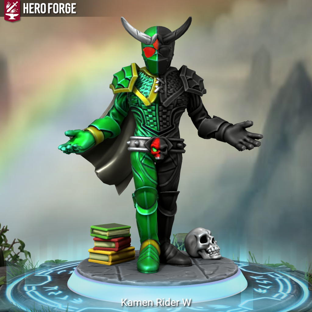 Heroforge Rider Kamen Rider W in Hero Forge by RiderB0y on DeviantArt
