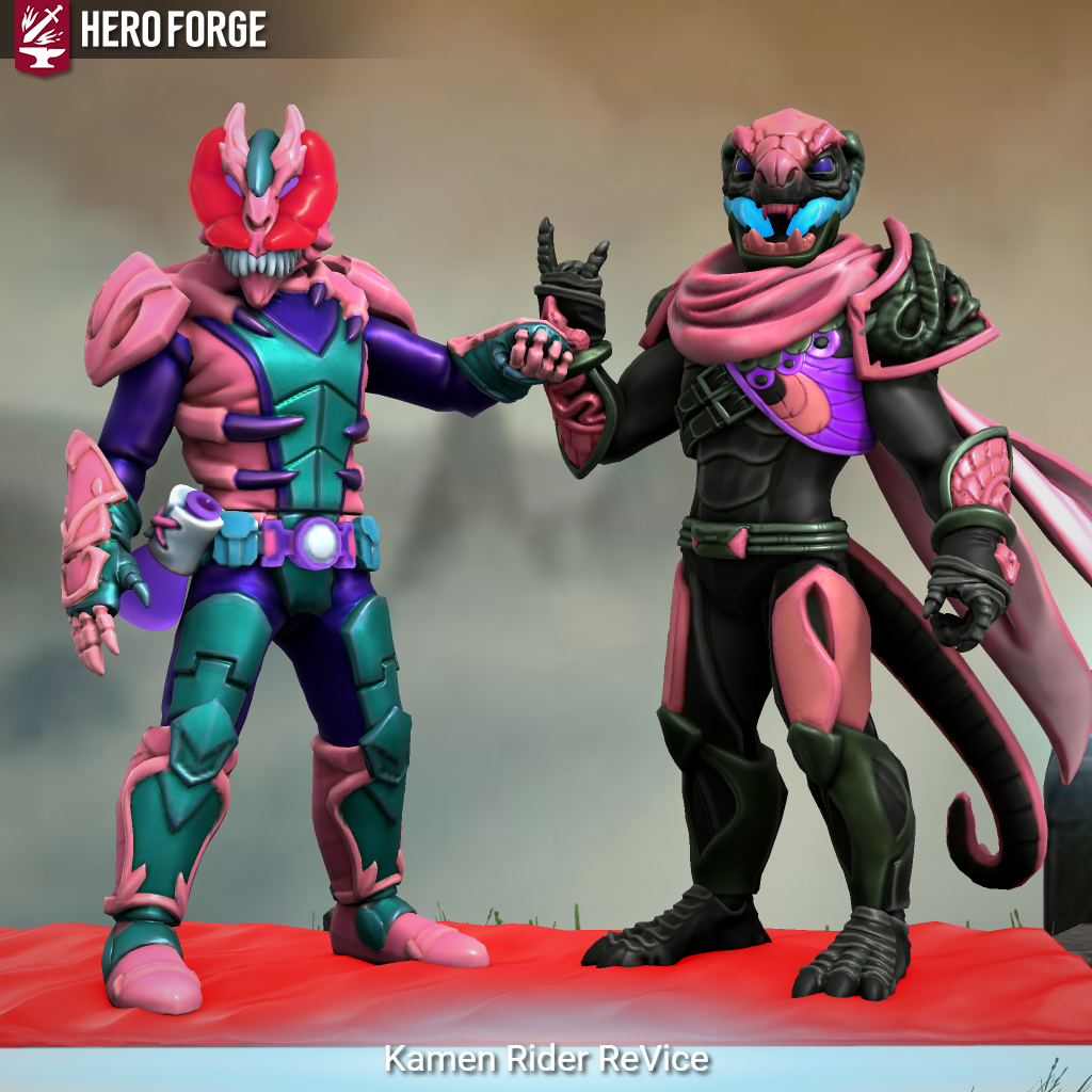Heroforge Rider Kamen Rider ReVice in Hero Forge by RiderB0y on DeviantArt