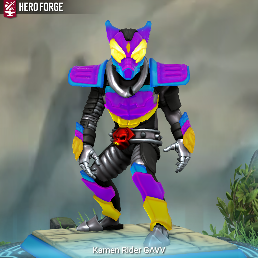 Heroforge Rider Kamen Rider GAVV in Hero Forge by RiderB0y on DeviantArt