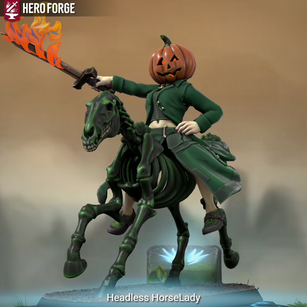 Heroforge Rider Headless HorseLady in Hero Forge by RiderB0y on DeviantArt