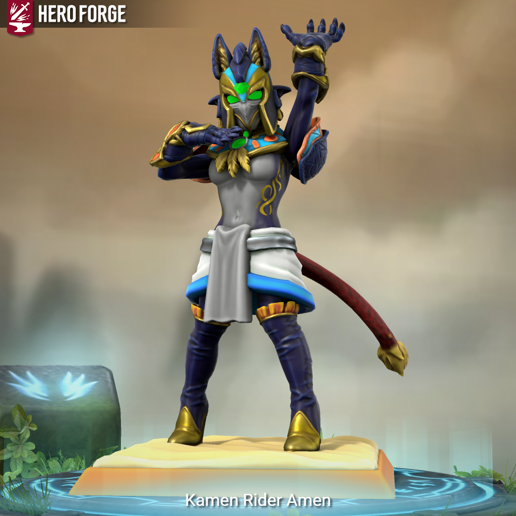 Heroforge Rider Kamen Rider Amen in Hero Forge by RiderB0y on DeviantArt