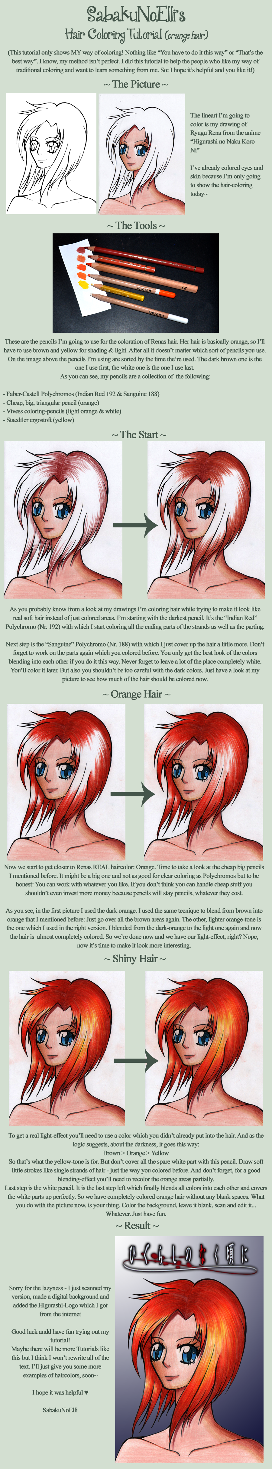 COLORING TUTORIAL - Orange Hair