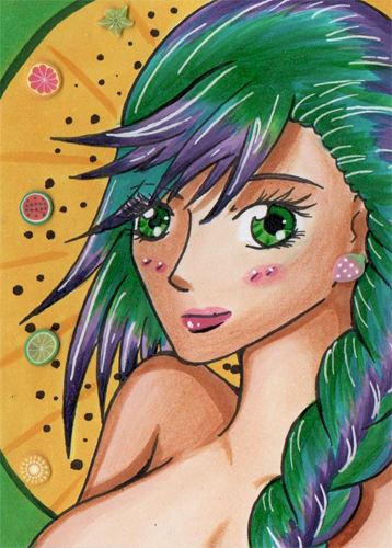 ACEO #066 - Fruity Flirt Abra