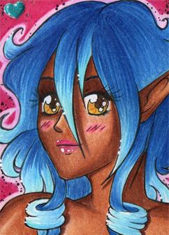 ACEO #108 - Dark Elf