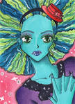 ACEO #189 - Monster HAIR by Elythe