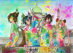 :COLLAB: Battle-Quest - Holi Festival by Elythe