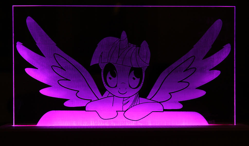 Another Twilight Sparkle Acrylic LED Picture