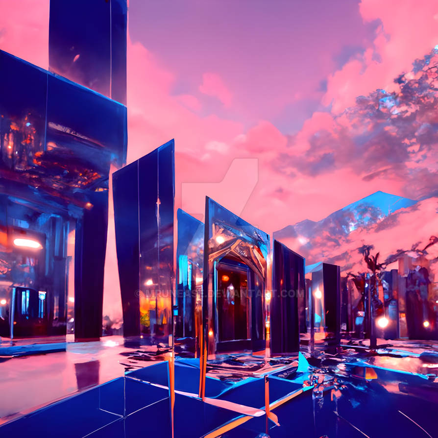 Architecture made of mirrors by MrUnease on DeviantArt