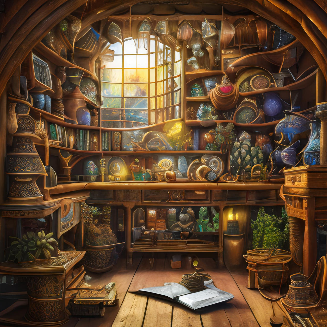 Wizard's workshop (II) by MrUnease on DeviantArt