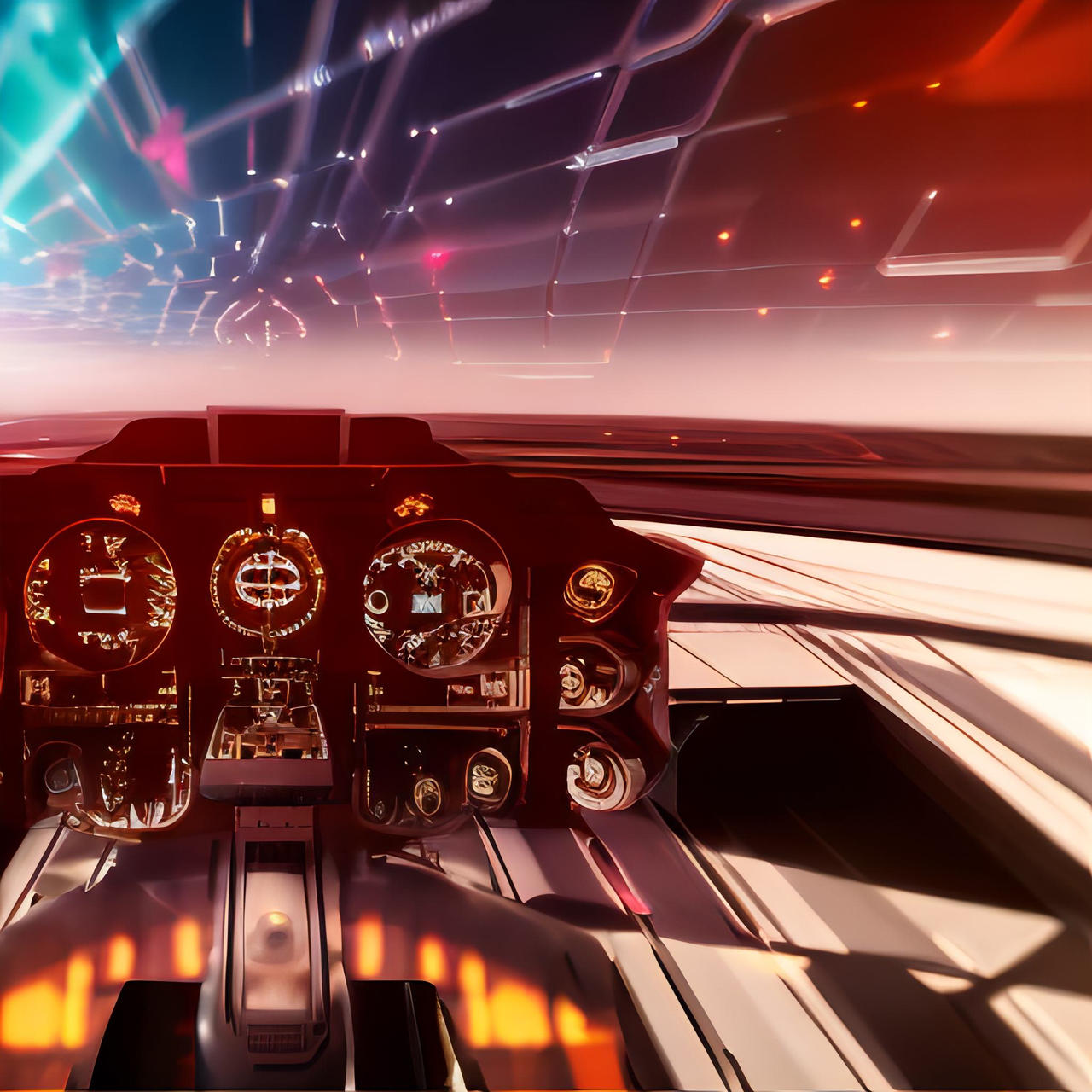 Glass cockpit with projected overlay (II) by MrUnease on DeviantArt