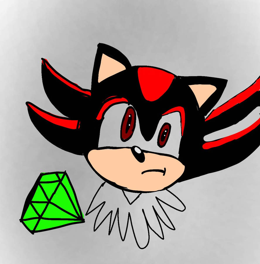 Shadow Emerald Shadow the hedgehog with chaos emerald by sonicshadowfan143 on DeviantArt