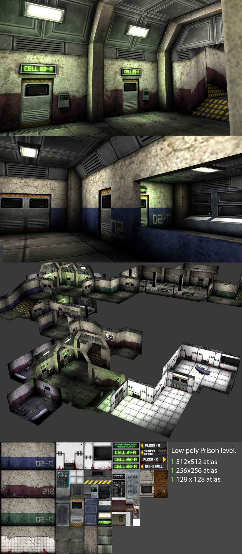 Low Poly Prison Level By Gorverius On DeviantArt