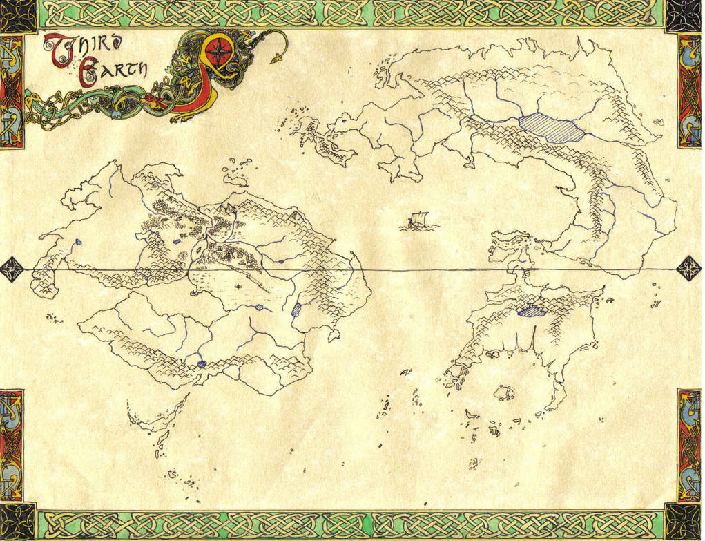 Map of Third Earth by MissLizz on DeviantArt