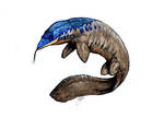 Taniwasaurus antarcticus by SebasRuna