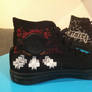 Carter's Metallica Shoes, Left Inside View