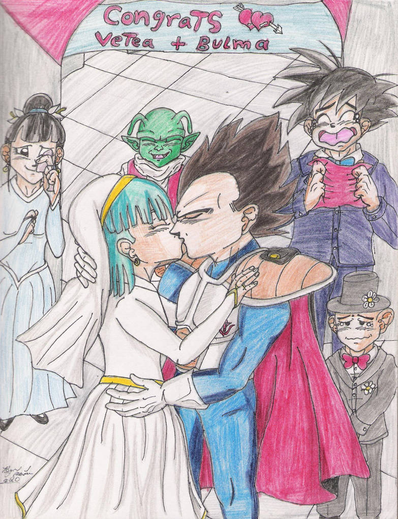 Vegeta and Bulma's Wedding by Iziume89 on DeviantArt