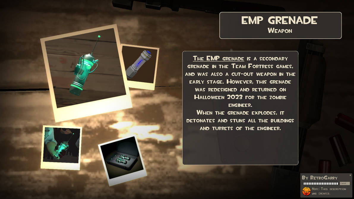 Review of the EMP grenade by RetroGarry on DeviantArt