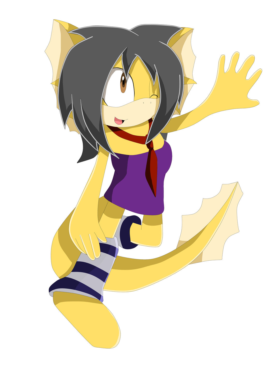 AT with PaperGuy87 Skyle the fish by BlueBlurApple on DeviantArt