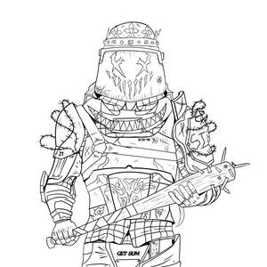 Post Apocalyptic Riot Police Art