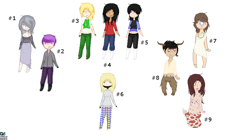 Adoptables 7: Junk Sheet