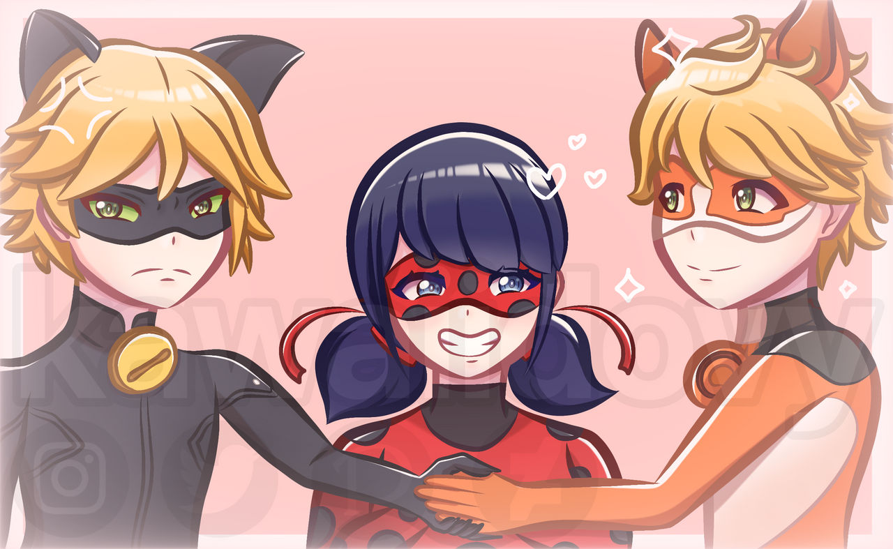 Ladybug Cat Noir And Flairmidable By Kawaiidovy On Deviantart Ladybug Cat Noir And Flairmidable By Kawaiidovy On Deviantart