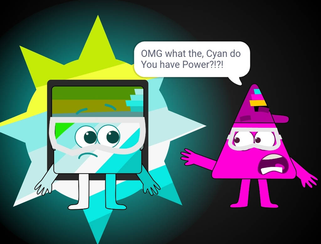 Cyan Colorblock Deviantart what if Cyan have powers? by pinkiecatgirl on DeviantArt