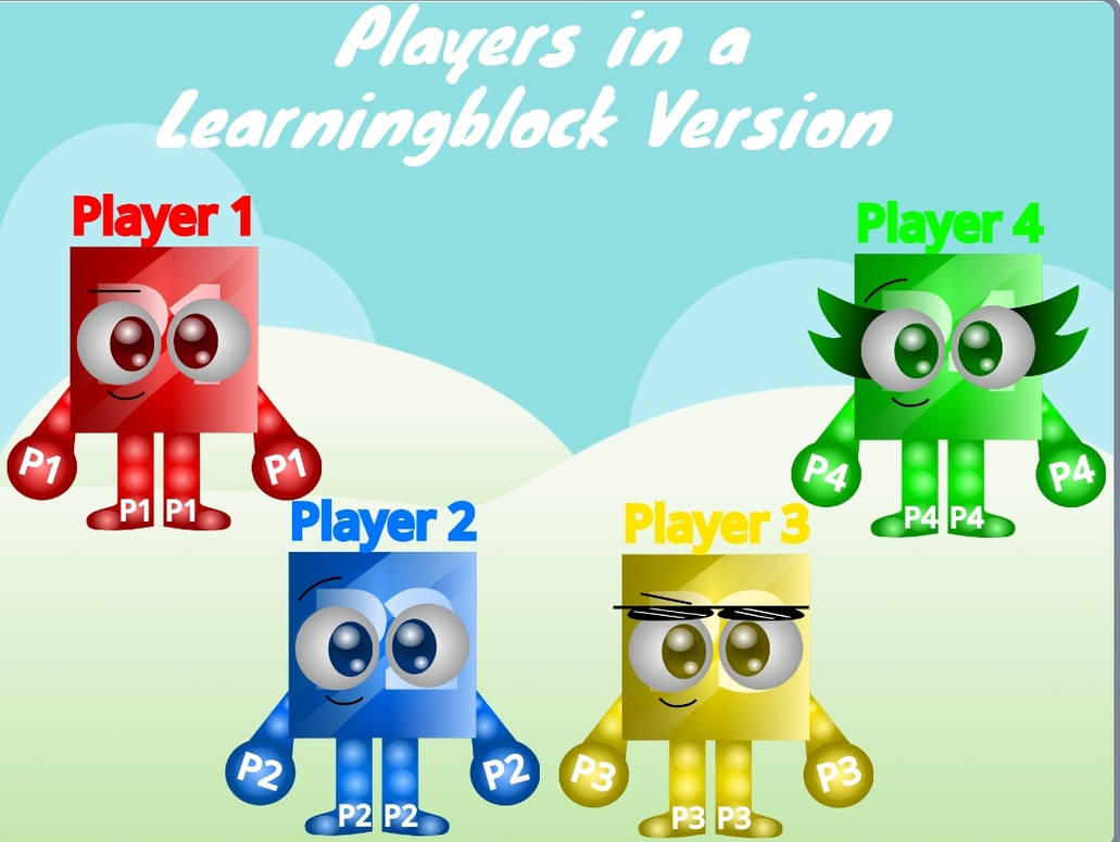 players in a Learningblock Version by pinkiecatgirl on DeviantArt