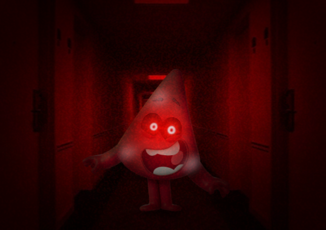 red in a backroom Level ! (aka Level Run) by pinkiecatgirl on DeviantArt