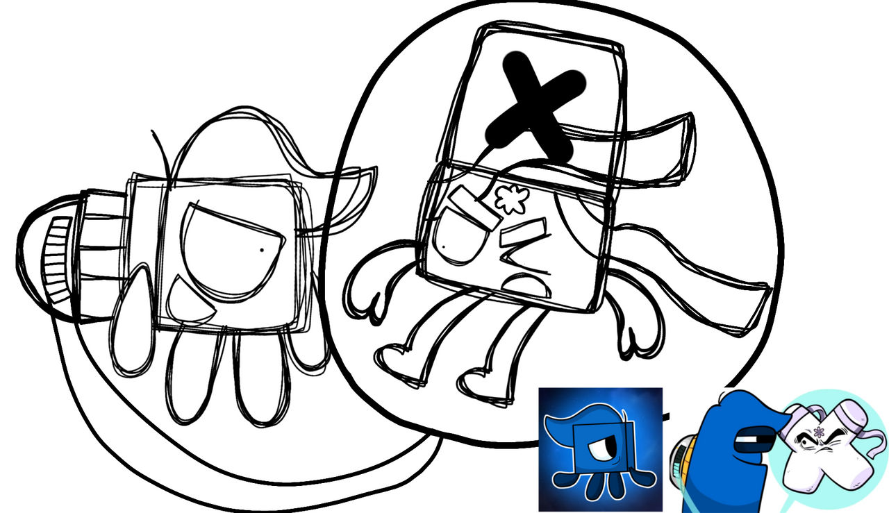 i made Sketch version of learningblocks lore by pinkiecatgirl on DeviantArt