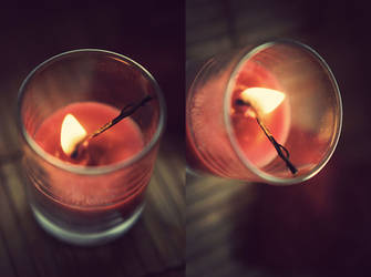 It is better to light a candle than curse the dark by BlueColoursOfNature