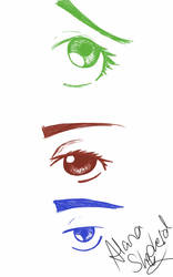 Random Eye Sketches 