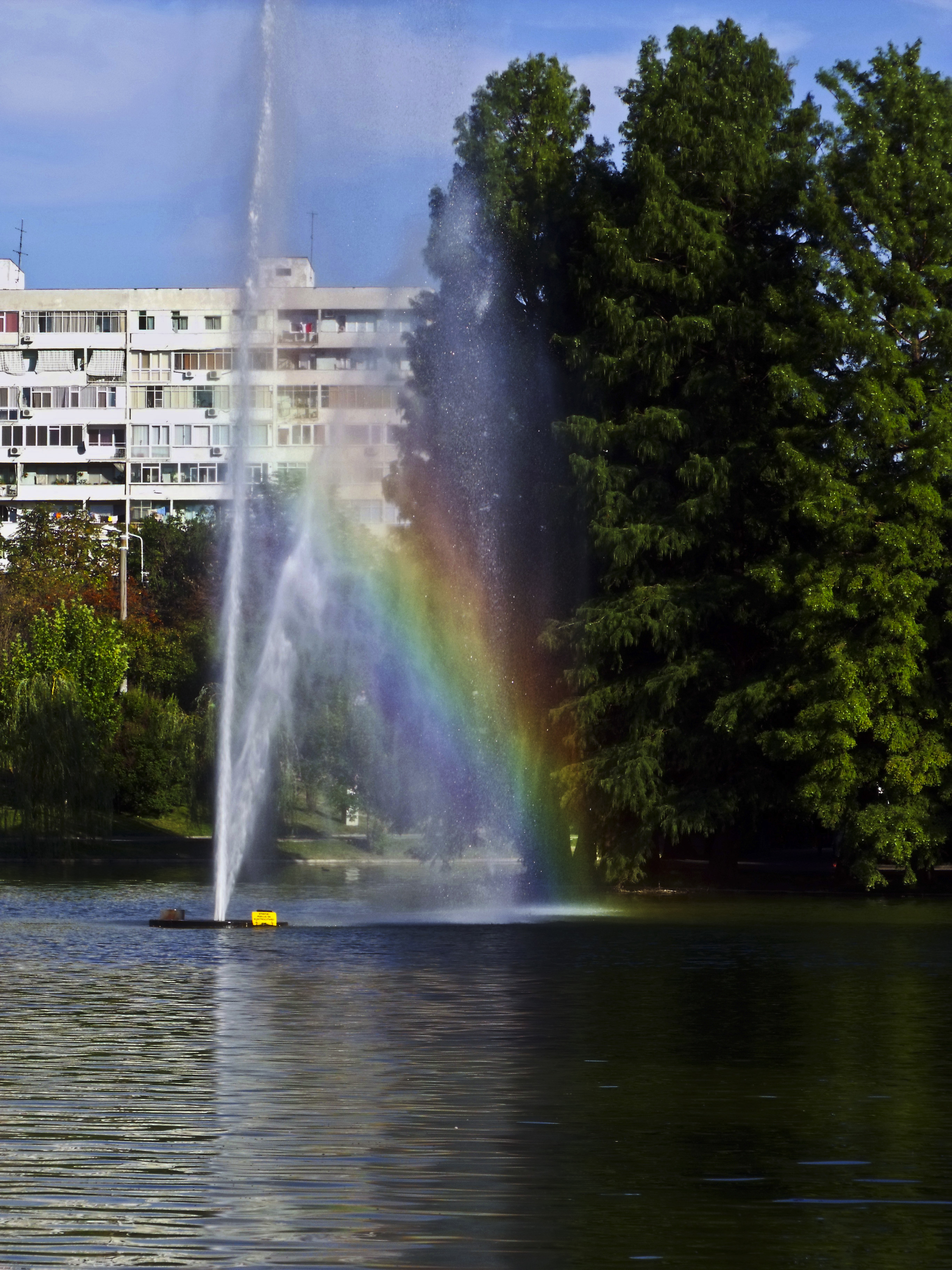 fountain in park