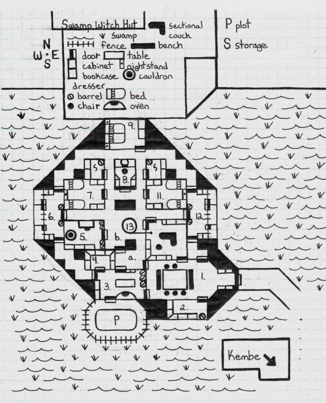 Swamp Witch Hut by hohlagh on DeviantArt