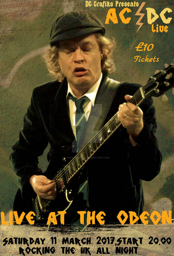 ACDC Live Poster by Deusgeneral on DeviantArt