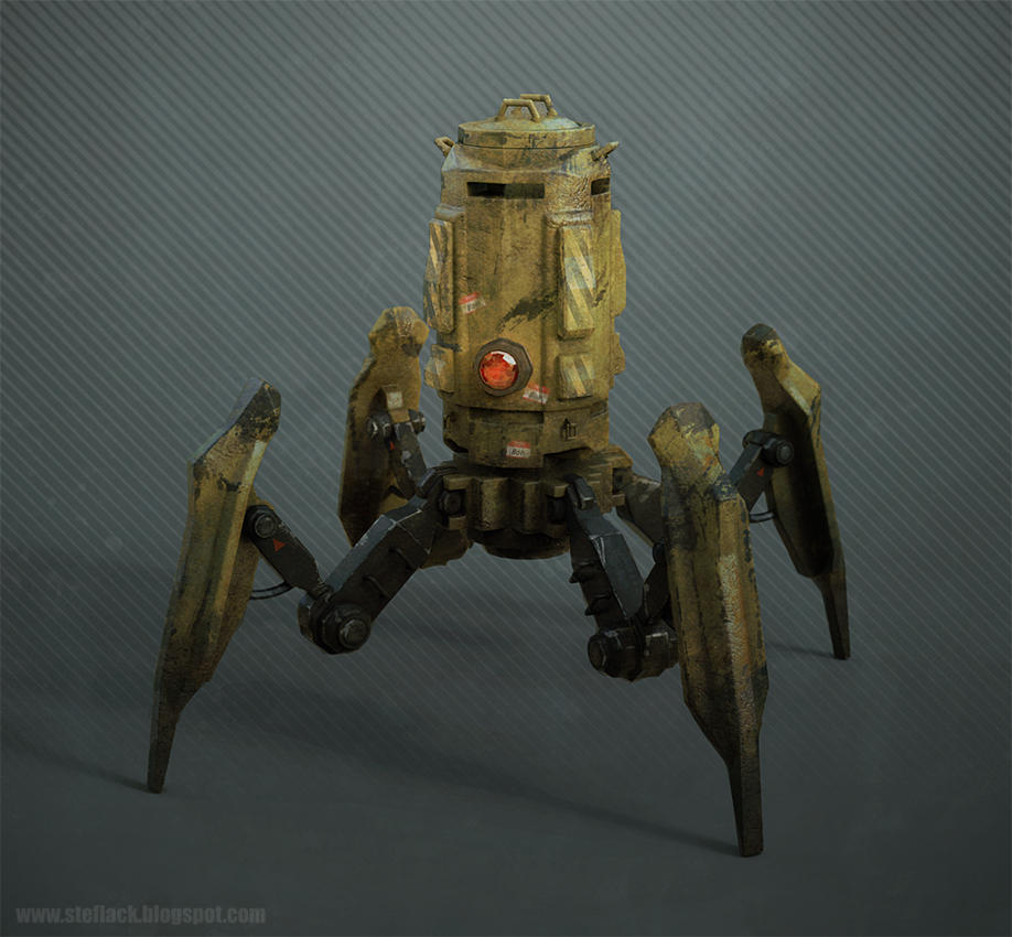 Construction Bot by x-ste-x on DeviantArt